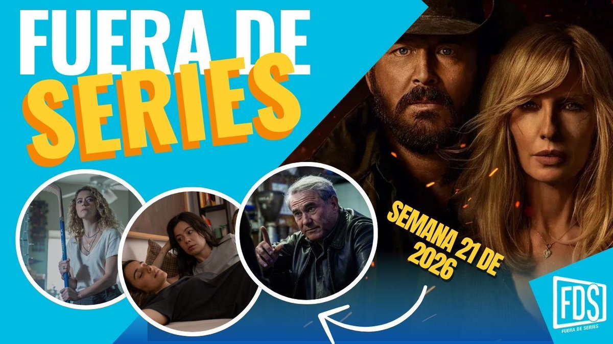fueradeseries's tweet photo. Fuera de Series: Semana 21 de 2026 – Del 18 al 24 de Mayo
Desde Madison Avenue, en los Upfronts, California… @cjnavas , Jorge y Don Carlos repasan la actualidad seriéfila de los diferentes canales, cadenas y plataformas, los estrenos de los próximos días, las ficciones más vistas por su audiencia, contestan a las preguntas de los oyentes y dan sus recomendaciones habituales de cada semana. #FueraDeSeries 
https://t.co/GsVjLvlW0m