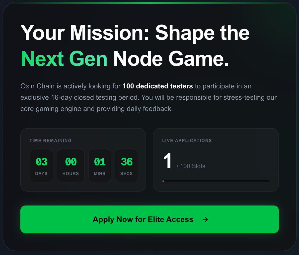Oxin Chain tweet media
