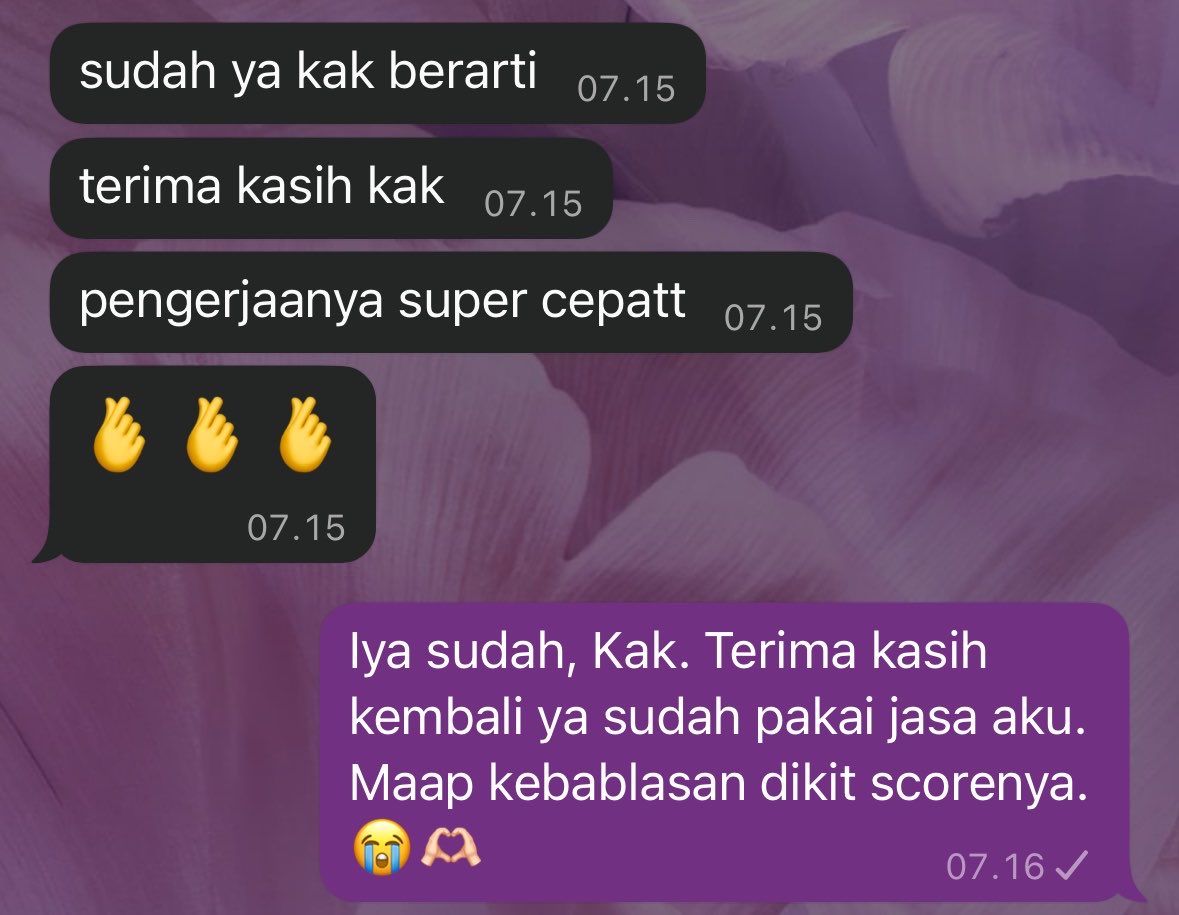 ROSE•JASA TUGAS BAHASA INGGRIS tweet media