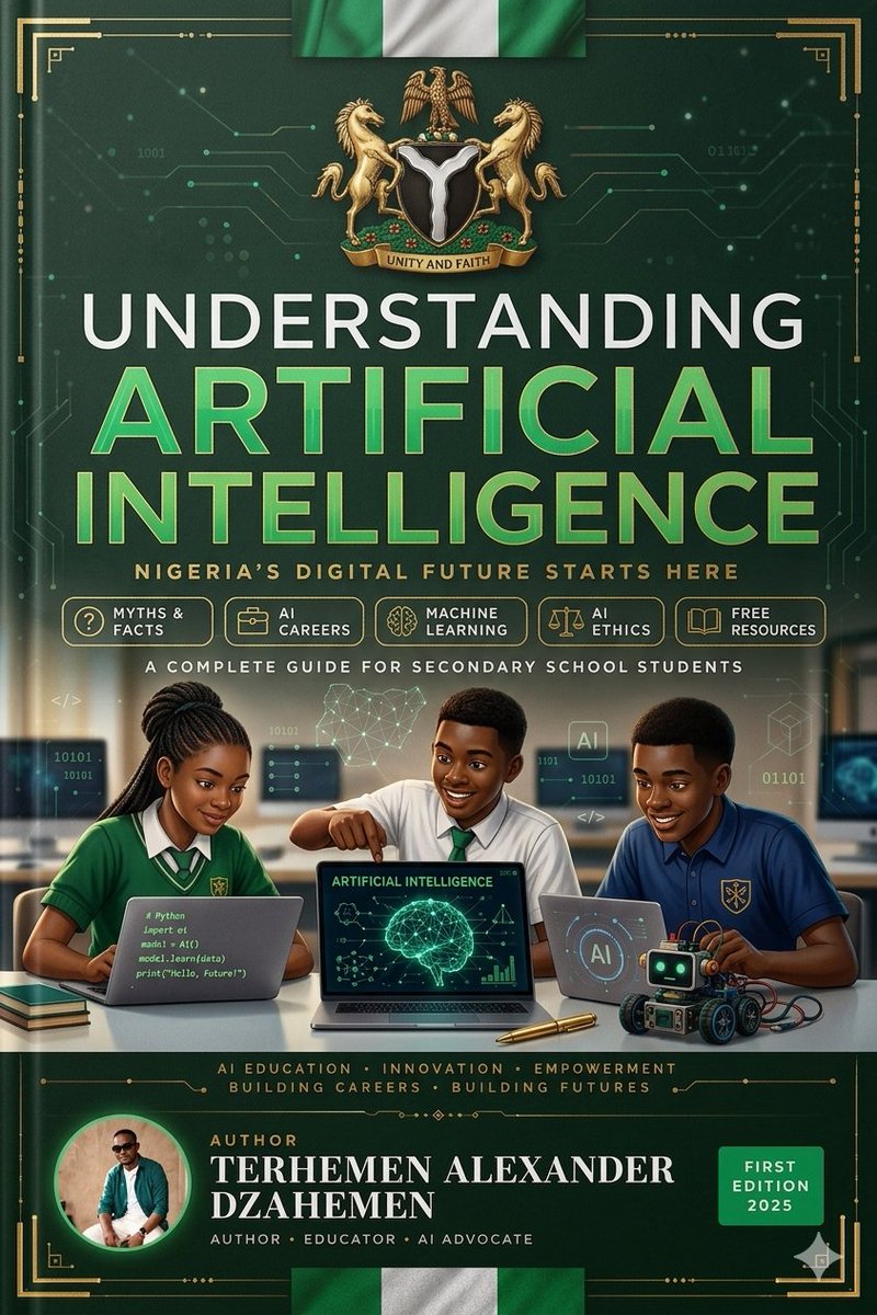 Alekizd's tweet photo. X

AI is changing the future 🇳🇬🤖
Don’t let Nigerian students get left behind.

📘 Understanding Artificial Intelligence for Nigerian Secondary School Students

✅ AI basics
✅ AI careers
✅ Online safety
✅ WAEC-style revision questions

📥 Get it here: https://t.co/3OGaSW4Wca https://t.co/vHsvKKfIsV