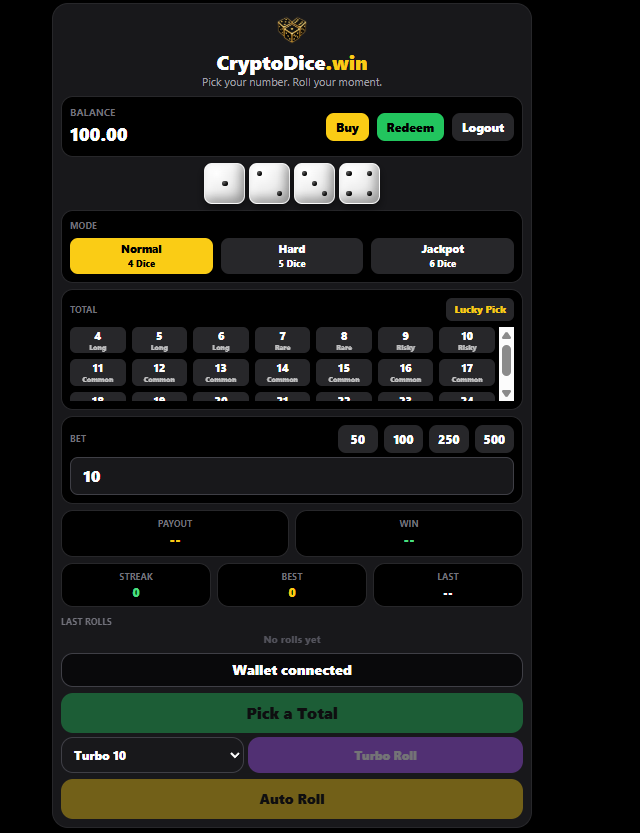 CryptoDice.win tweet media