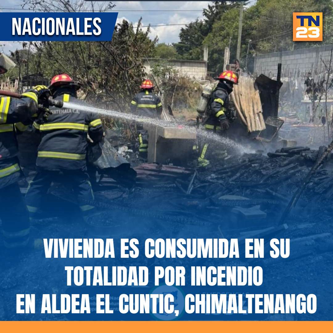TN23NOTICIAS's tweet photo. 🚨 #Vivienda es #consumida en su totalidad por #incendio en aldea El Cuntic, #Chimaltenango ➡️ https://t.co/PHfOr3WfUn https://t.co/e6kYavIqXU