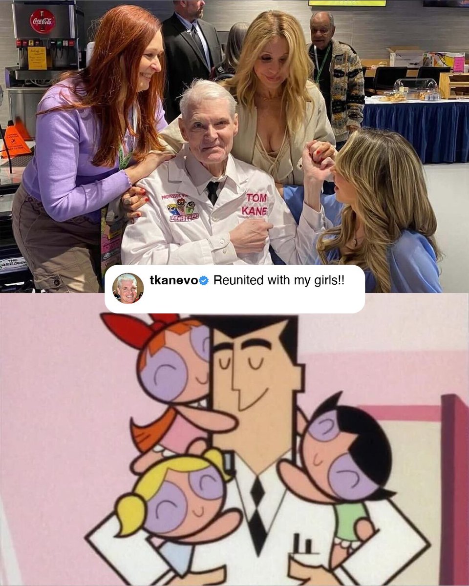 ComplexPop's tweet photo. 'Bubbles' voice actor Tara Strong paid tribute to 'Professor Utonium' voice actor Tom Kane following his passing:

"They say there’s no such thing as a perfect man… those people never met Tom Kane... I love you, Professor. You were the best dad, the best human, and I feel so honored to have known you and called you my friend."