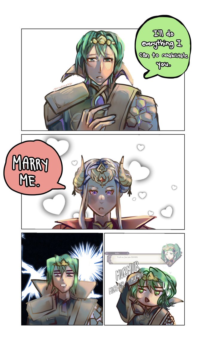 Reeselearpieces's tweet photo. idk byleth maybe you should listen to the voices in your head 

(@AramyxFun's incorrect quote) #fe16 #fe3h #fire emblem https://t.co/YrTvlQEZPg