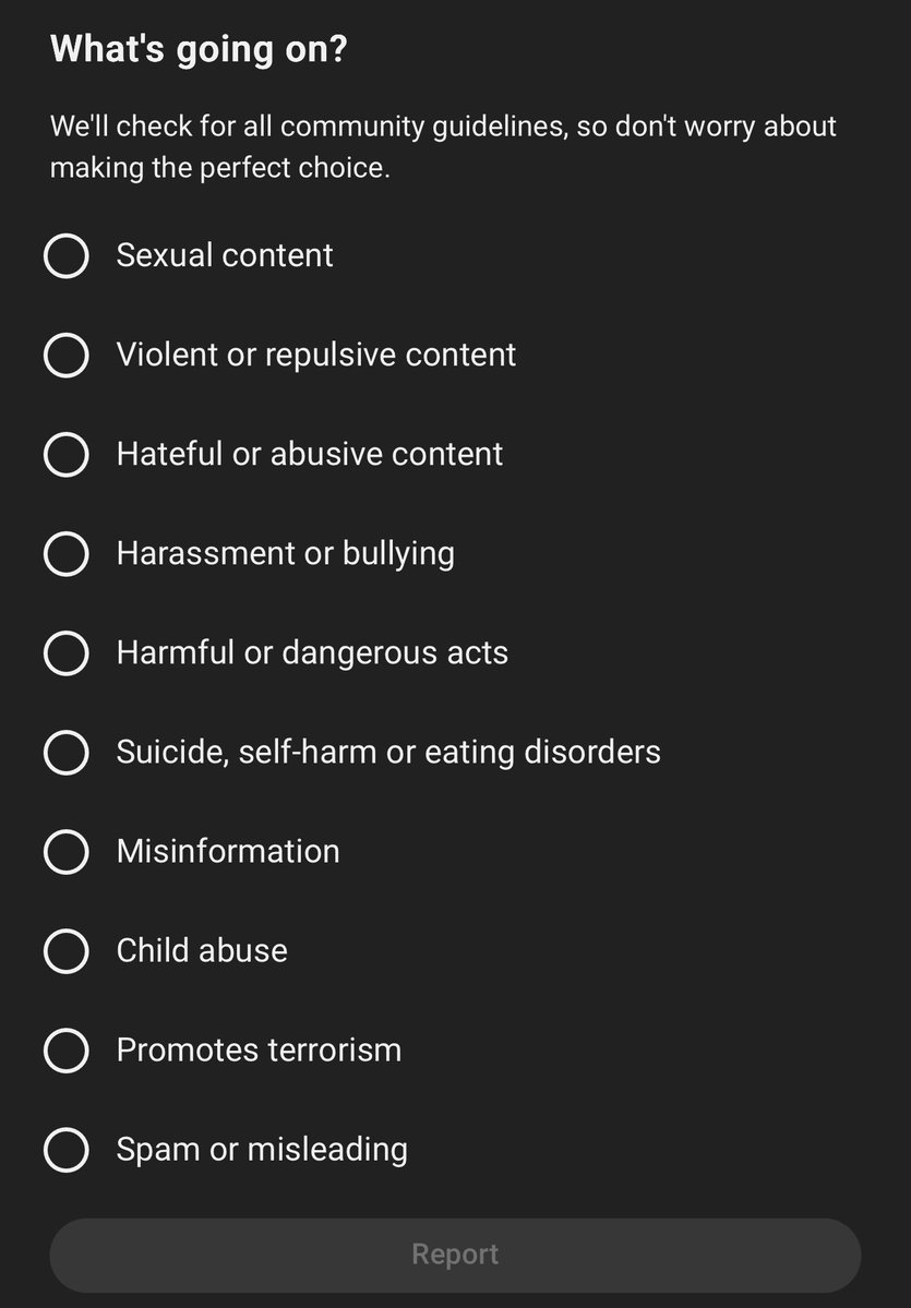 th3_emerald's tweet photo. @TeamYouTube What does it fall under? https://t.co/kungGVGNNI