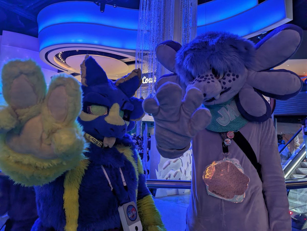 rynnesis's tweet photo. Goodbye FWA!! This was a really good con this time around! I got to hang out with my pals and meet new friends along the road! Can't wait till next year!!

I know I'm late on this but better late than never right?? 
#FWA #FWA2026 #Furryweekendatlanta https://t.co/6hREDoqct4