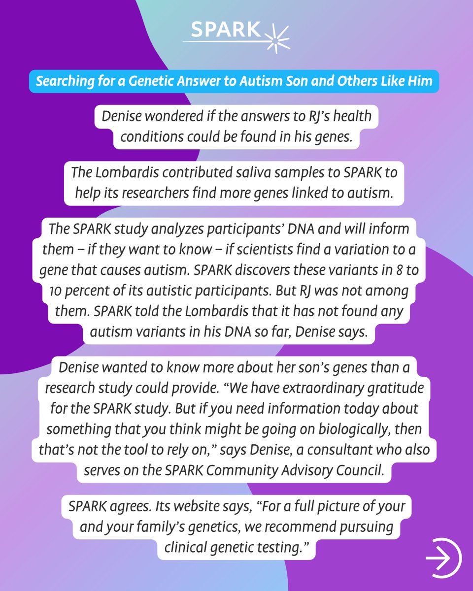 SPARKforAutism's tweet photo. A mother pursued answers for years about her autistic son’s complex medical issues. Learn what she discovers...

Read the full story on our website: https://t.co/KgN3dkAcwa or tap through! https://t.co/MeYIb0bJjf