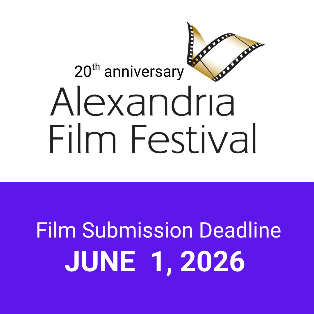 alexfilmfest's tweet photo. Happening in 2 weeks: The deadline for film submissions for our 20th anniversary festival. Learn more and submit your film: https://t.co/faqDtpgU8U https://t.co/varTpHT64f