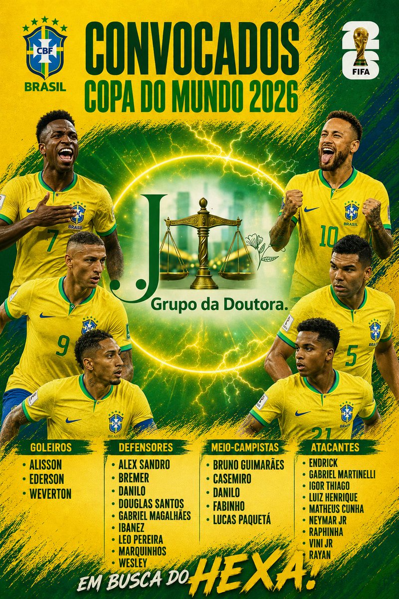 Reality80547164's tweet photo. ⚽️Escalação Anunciada... BORAAA TORCER PARA QUE VENHA O HEXAAAA❗️❗️❗️⚽️ https://t.co/GJu2wiXcig