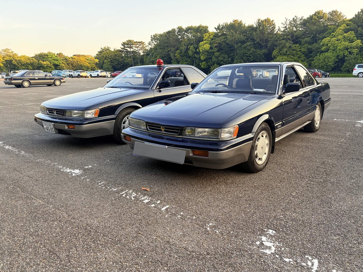 XS_F31kouki's tweet photo. 一昨日は皆様お疲れ様でした！
念願のレパードオーナーズミーティングに出られて感無量です！！
過去に乗ってた個体にも再会できとても楽しく充実した日でした！
またどこかでお会いしましょう！
＃あぶない刑事
#F31レパード40周年イヤー https://t.co/Q7XjqvVOK8