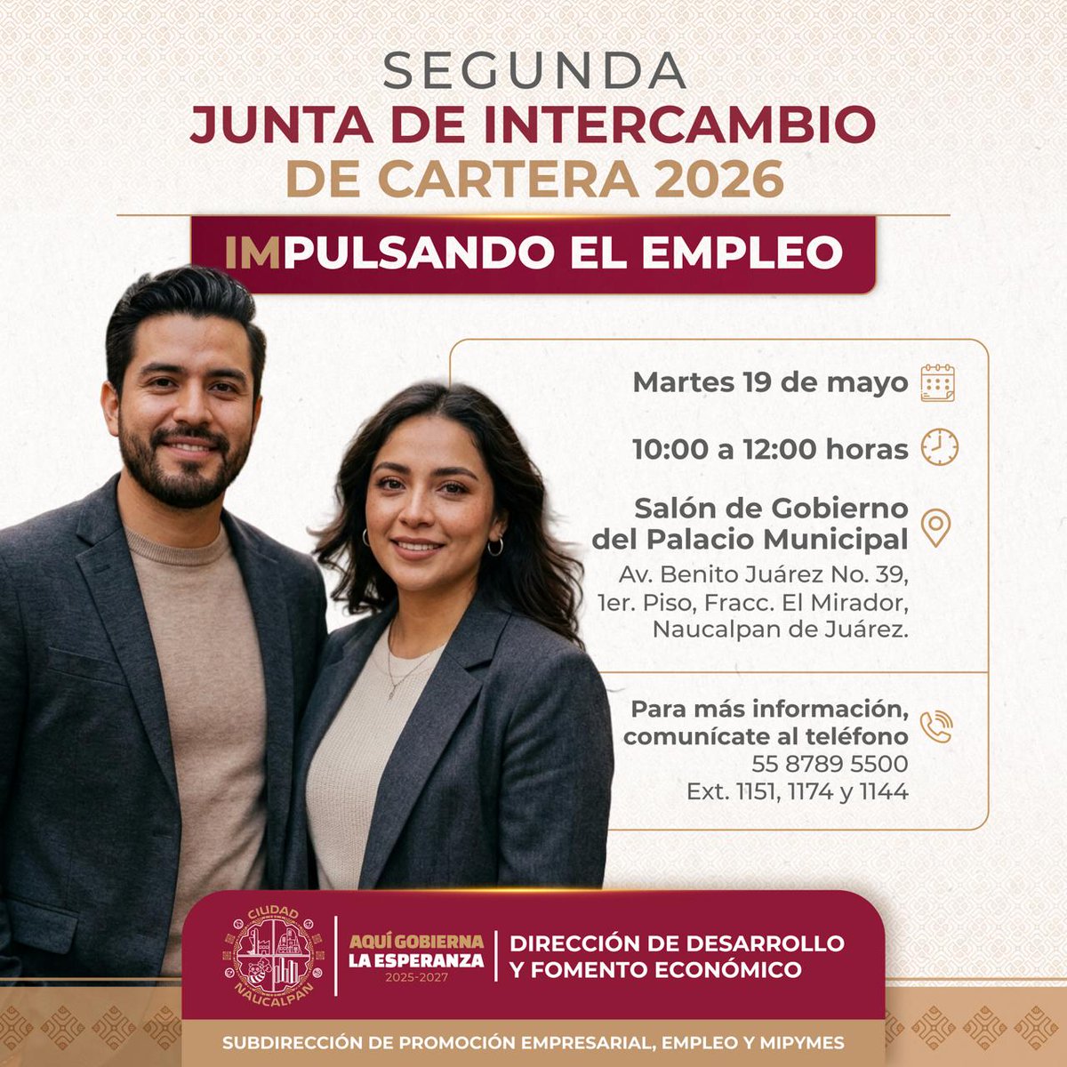 Ciudad Naucalpan / Gobierno Municipal 2025-2027. tweet media