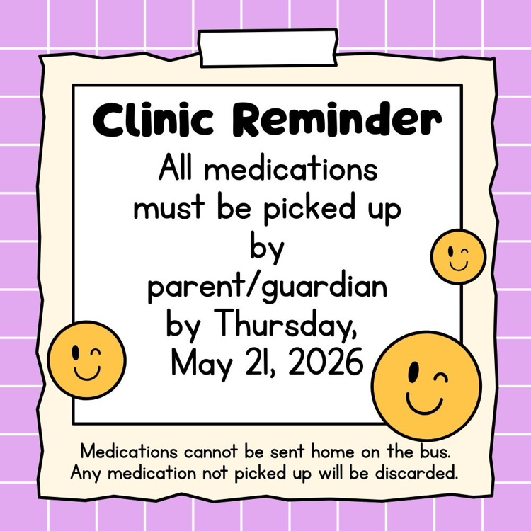 swisd_ece's tweet photo. A reminder from Nurse Kassie!💊 https://t.co/9I5a1WaP3b