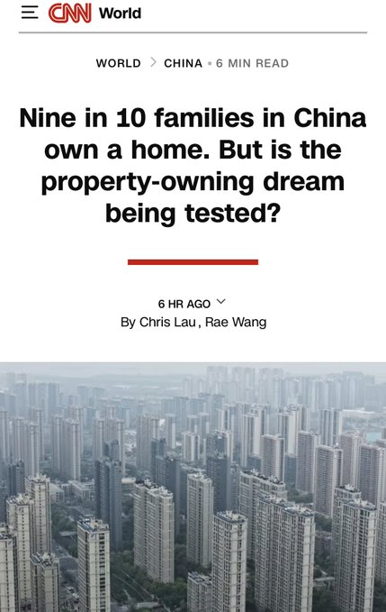 Ma_WuKong's tweet photo. 🇨🇳 Los amigos de la libertad y el comercio (AKA Blackrock y JP Morgan):

«9 de cada 10 familias chinas tienen una vivienda en propiedad, sí, pero, ¿a qué precio?»

*foto chunga con niebla y desaturada en fotosho* https://t.co/5AdC797ANE