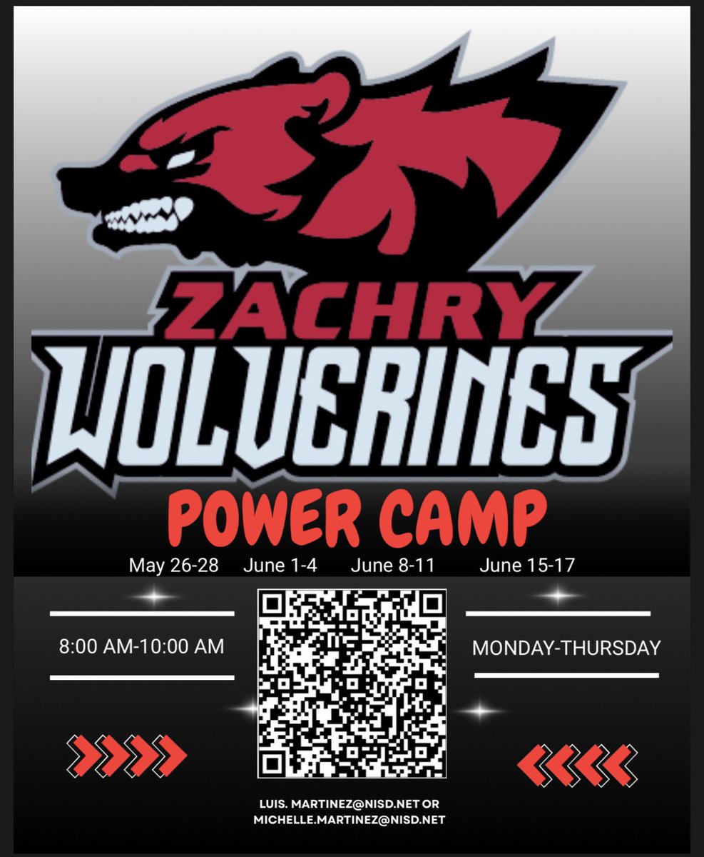 ZachryPE's tweet photo. There’s still time to sign up for camp! @NISDZachryMag @NISDZachry https://t.co/m6Ux5JpZOv