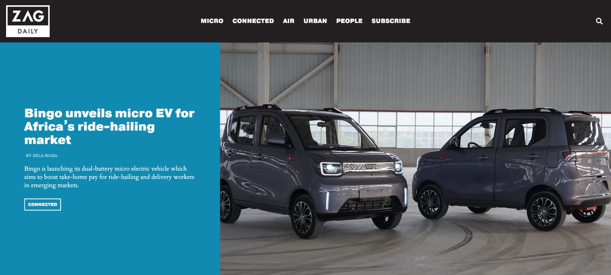 TheRideshareGuy's tweet photo. Big congrats to @drive_bingo on the launch of their new micro EV, the Bingo E2,  a purpose built vehicle for ride-hailing and delivery drivers in emerging markets ⚡️(I’m an investor/advisor)

A few interesting details:

🔋 31kWh main battery + 4 swappable battery modules - never seen this kind of set up before, very cool.
⏱️ 2-minute battery swaps
📍 Initial rollout planned for Kenya and South Africa
🚘 Up to 310 miles of claimed range
💰 Focused on lowering fuel and maintenance costs for drivers
📱 Cloud Fleet OS lets remote investors and operators track vehicles, revenue, and performance in real time

The bigger play here may be the fleet model itself. Bingo is positioning the E2 not just as an EV, but as a connected fleet asset for global investors looking to participate in mobility markets across Africa.