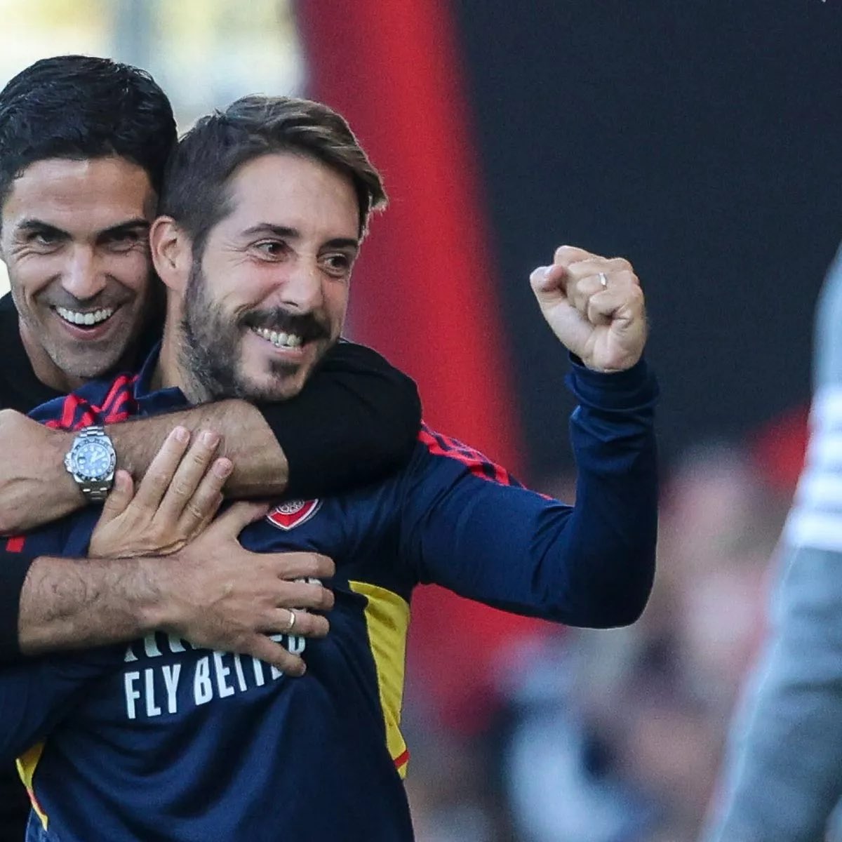 UPYOURARSENAL04's tweet photo. Pep Guardiola's arrogance allowed Nicolas Jover to leave Man City to join Arteta at Arsenal

Now we are the greatest set piece team in football history😭 https://t.co/o4MiQJ4Emh