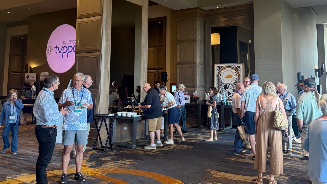 TVPPA's tweet photo. We're kicking off our 80th Annual Conference in Louisville, KY! #TVPPA members hit the greens this morning at our Annual Golf Tournament, and we're now holding a welcome reception where attendees have the opportunity to connect with one another and meet vendors. #TVPPA80TH https://t.co/qTrLUyBFVI