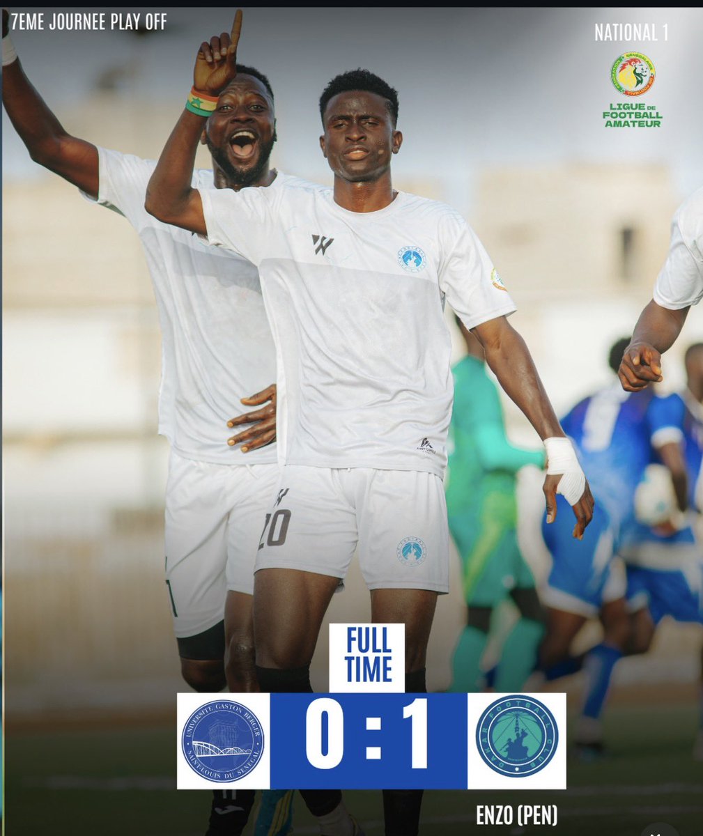 ya_Ahmedd's tweet photo. Victoire précieuse du Dakar FC face à l’UGB (0-1) grâce à un penalty transformé par Gomis 💙⚽

Les Bleus continuent d’avancer avec sérieux et se rapprochent un peu plus de leur objectif. ⏳🔥
#footlocal 
📸DFC https://t.co/Vu3Xdn0Ybw
