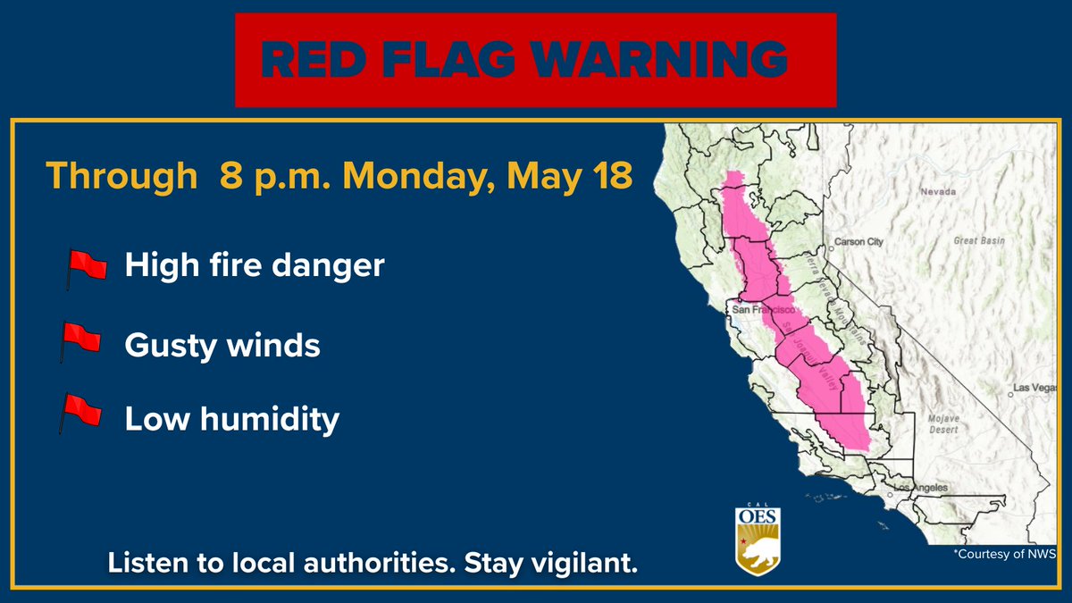 California Governor's Office of Emergency Services tweet media