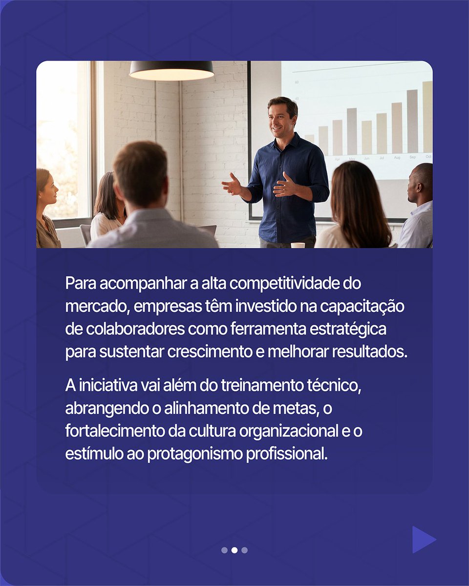vanzolini's tweet photo. A capacitação de profissionais deixou de ser um benefício corporativo e passou a ser uma estratégia para o crescimento das empresas. 😉

Treinamentos 100% personalizados às necessidades da sua empresa. Fale com um especialista:
https://t.co/IpIn7EErkk https://t.co/RbKy6bjoI4