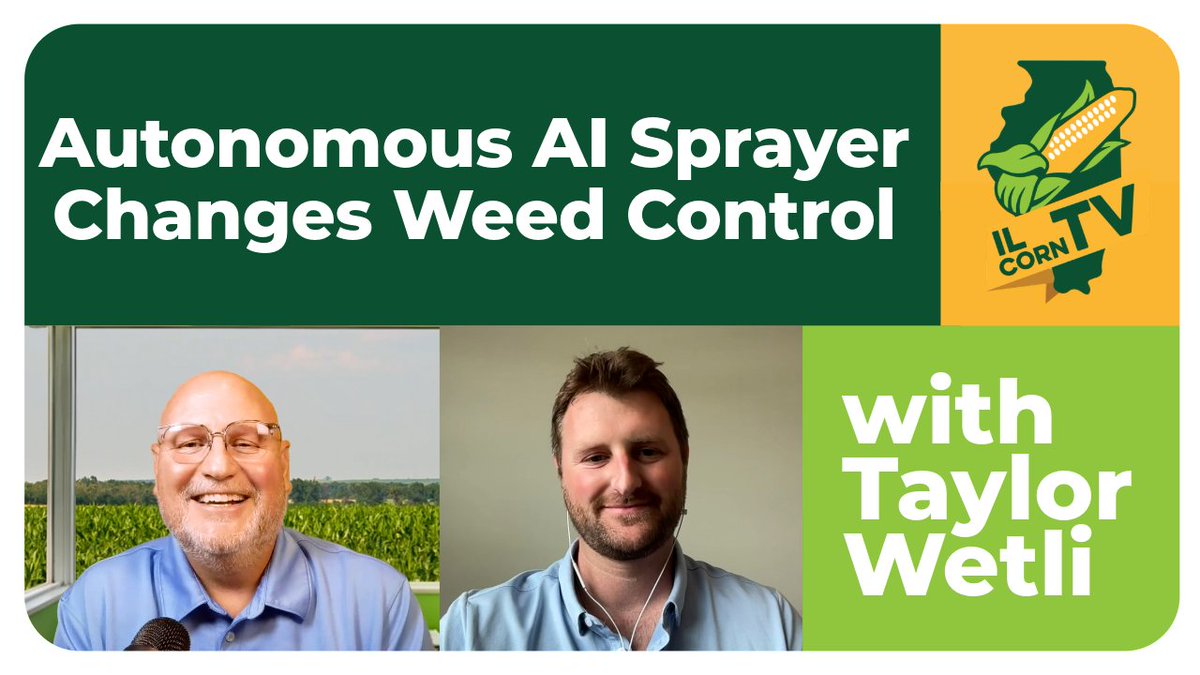 ilcorn's tweet photo. Solar-powered. AI-driven. 🌽🤖 We sat down with @solinftec to talk autonomous weed control on Midwest farms. Full Episode: https://t.co/tud1ICqgOa https://t.co/pVzbkATOIe