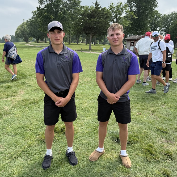RV337's tweet photo. Nolan Bausch shoots an 82, finishing 6th overall and qualifying for the KSHSAA 3A State Championship! Rowan shot an 88, missing the cut by 2. The state tournament will be held next week at Lake Shawnee Golf Course. Good job, gentlemen! https://t.co/xvp6B3HdLM
