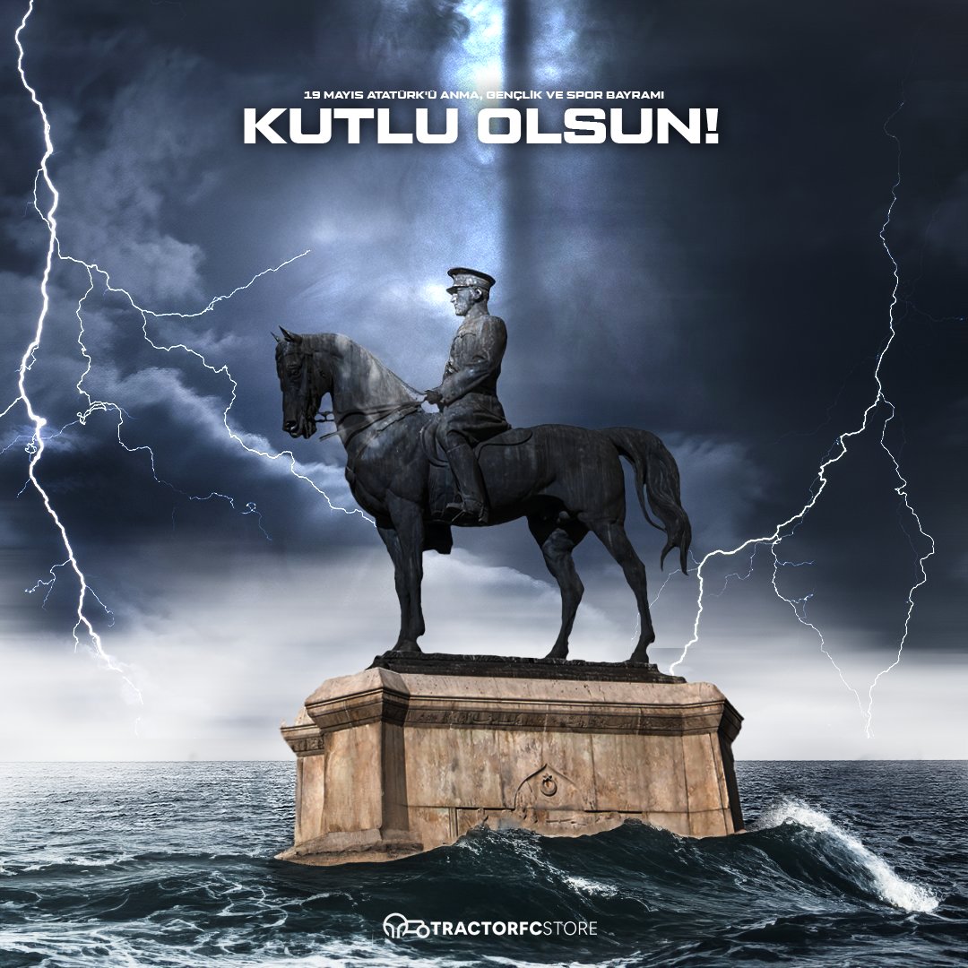 tractorfcstore's tweet photo. 19 Mayıs 1919, Türk milletinin esarete başkaldırdığı gündür!

Gazi Mustafa Kemal Atatürk'ün Samsun’a çıkarak yaktığı kurtuluş meşalesi, bugün hala aynı inançla yanıyor.
Milli ruh, gençliğin damarlarında dolaşmaya devam ediyor!

KUTLU OLSUN! https://t.co/Ybh9WLQjSJ