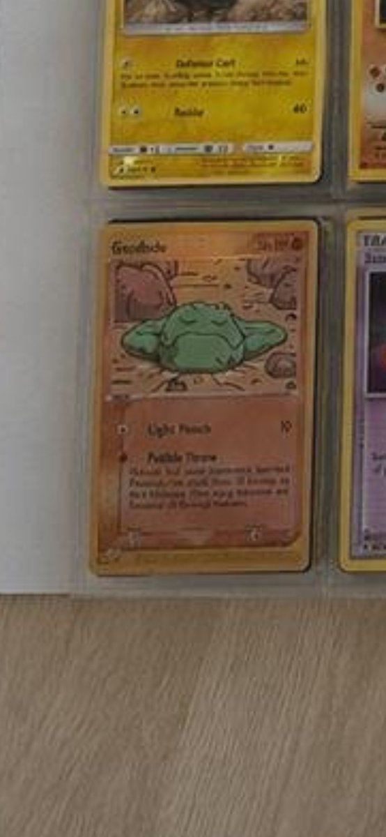 Its_Plat's tweet photo. @mace_collects any chance you have this particular geodude in a 10 and would sell seperately? https://t.co/XfzrXQuK94