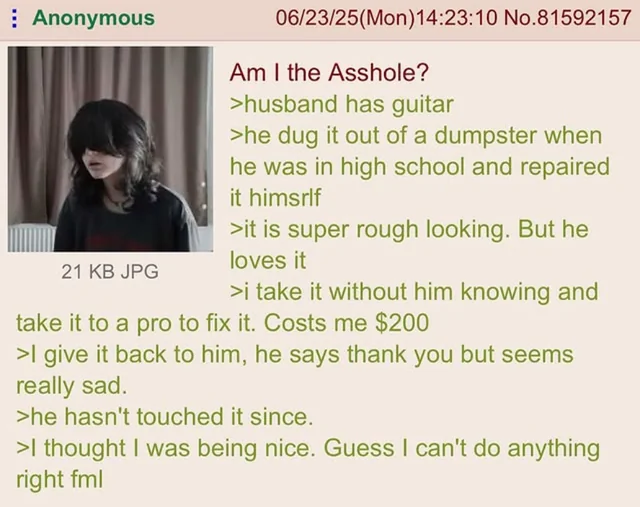 Greentext Poster tweet media