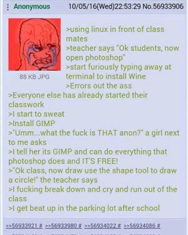 Greentext Poster tweet media