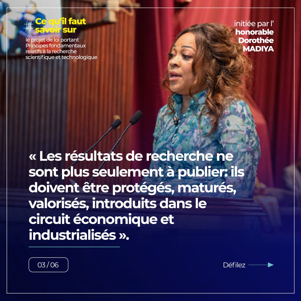 MuyaPatrick101's tweet photo. Ce qu'il faut savoir sur le projet de loi portant principes fondamentaux relatifs à la recherche scientifique et technologique initiée par l'honorable @madiya_dorothee 
@AssembleeNatRDC @Presidence_RDC @FelixUdps https://t.co/AImRHs7q9T