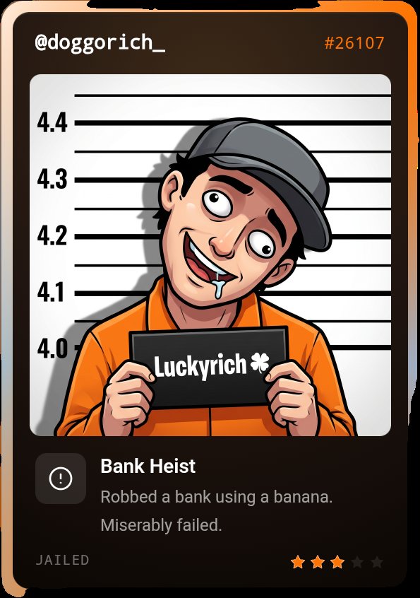 doggorich_'s tweet photo. i'm waiting at #26107

@Jaileddotfun launching soon

[ drop your card below👇] https://t.co/PF3fyFOh5A