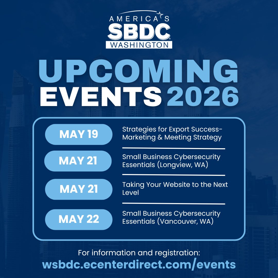 Washington SBDC tweet media