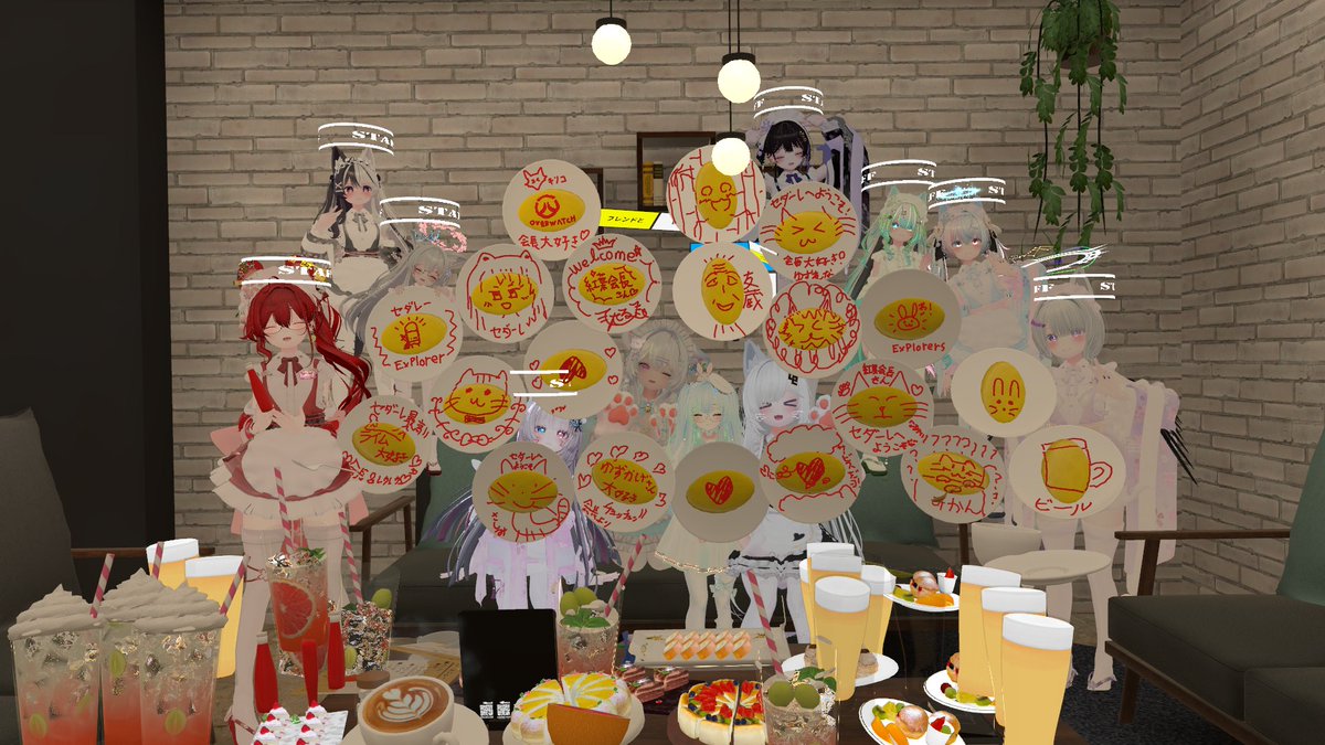 Explorer_VRC's tweet photo. 5/16のセターレ第５に行きました！
ただ人が少なさ過ぎてオムライスで遊んでました
オムライスに絵を書いてみる経験もできたし楽しかった！
#ライムカフェセダーレ https://t.co/p11Tfm5yX9