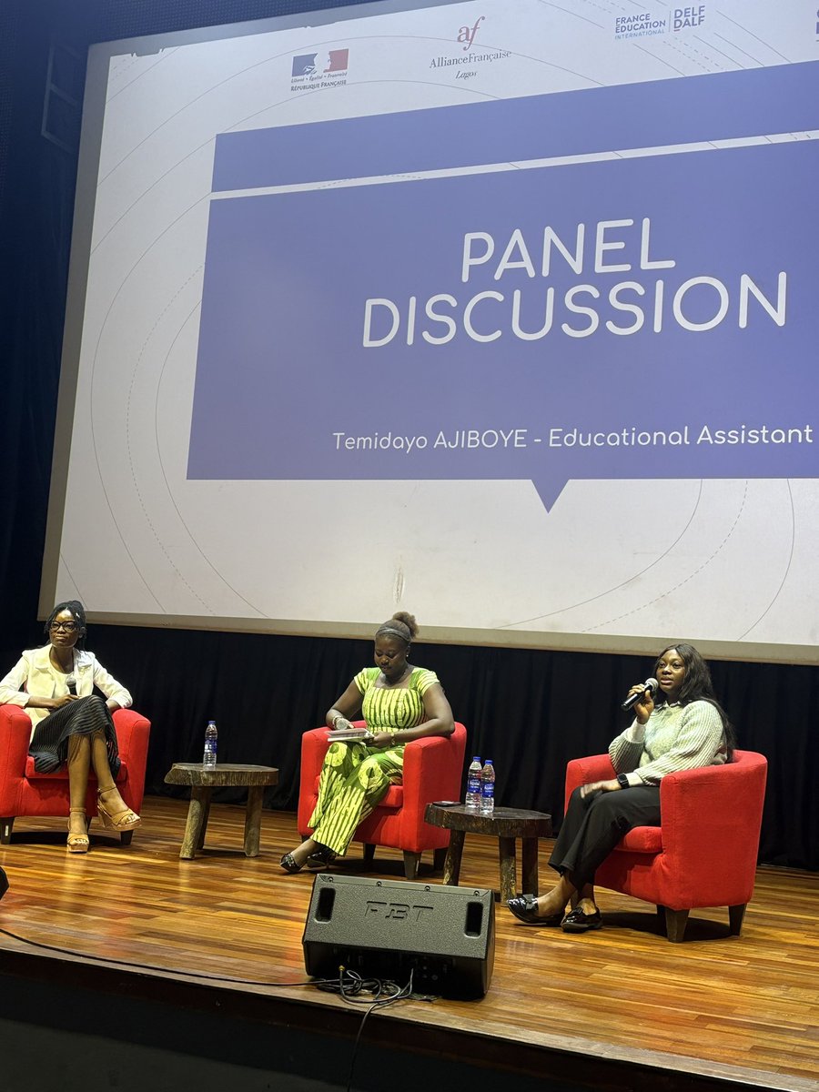 MagLosange's tweet photo. Delighted to promote DELF &amp; the Language Assistants Programme in France with inspiring alumni at AF Lagos! 🇫🇷🇳🇬 https://t.co/8GmX8fdQPR