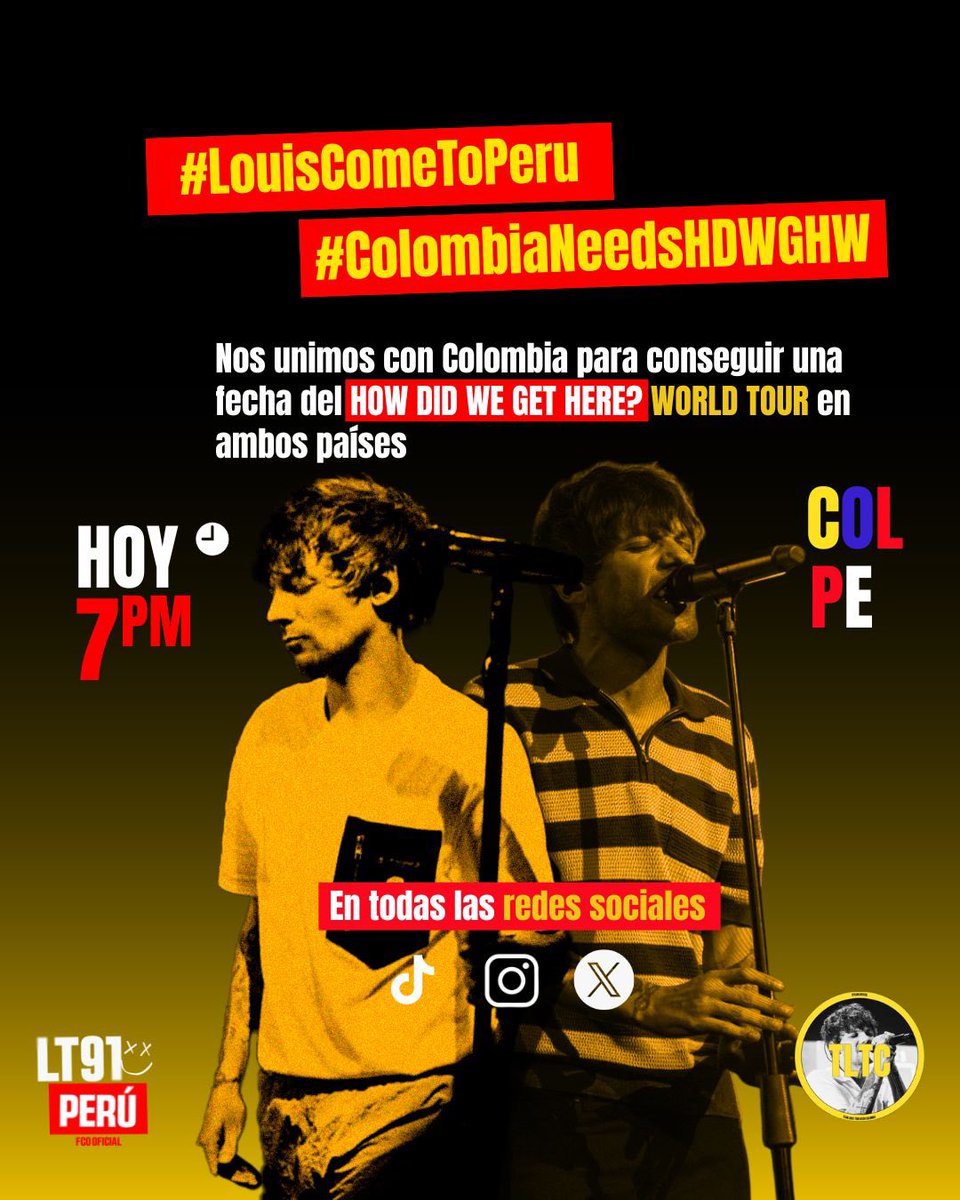 Louis Tomlinson Perú 🇵🇪 tweet media