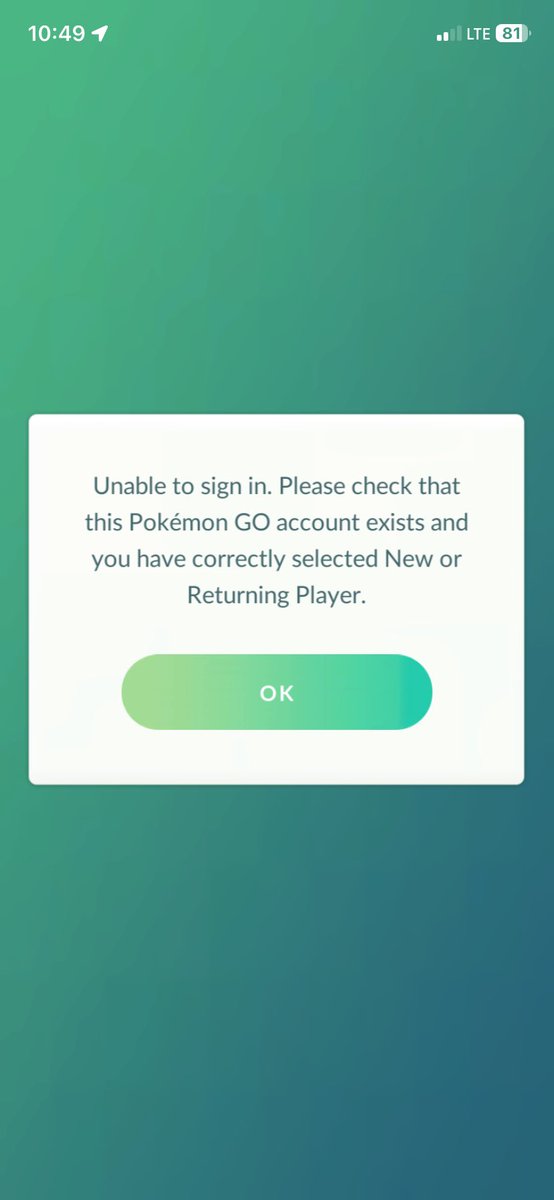 Matybubak's tweet photo. @NianticHelp Hi, I’m messaging you once again because I still haven’t received any response from your livechat support. I need somebody to actually help me. I’m receiving this message when I try to login to my account. The troubleshooting guide on your support site isn’t working. https://t.co/b4YYA1dnKC