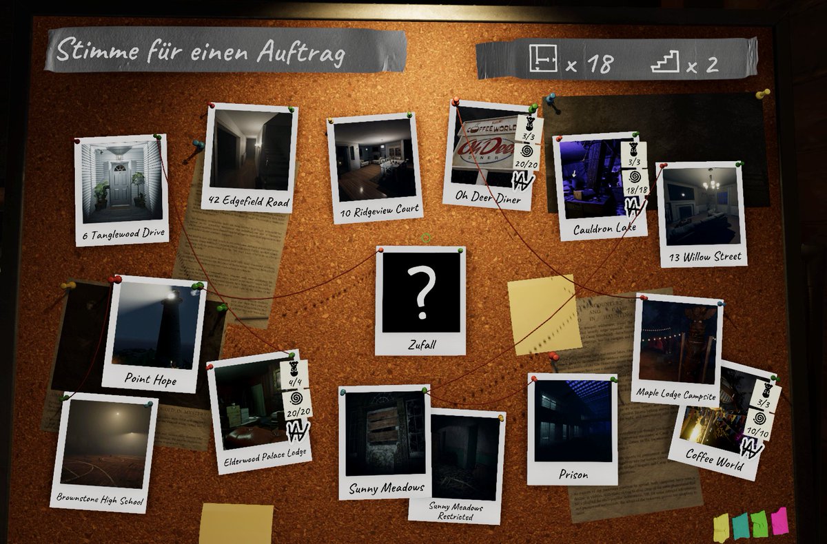 Metasmiths's tweet photo. Nice, alle Rätsel vom #AlanWake Event in #Phasmophobia gelöst! Das war endlich nochmal eine Abwechslung in den Events. 🙃 https://t.co/Vddder67Pi