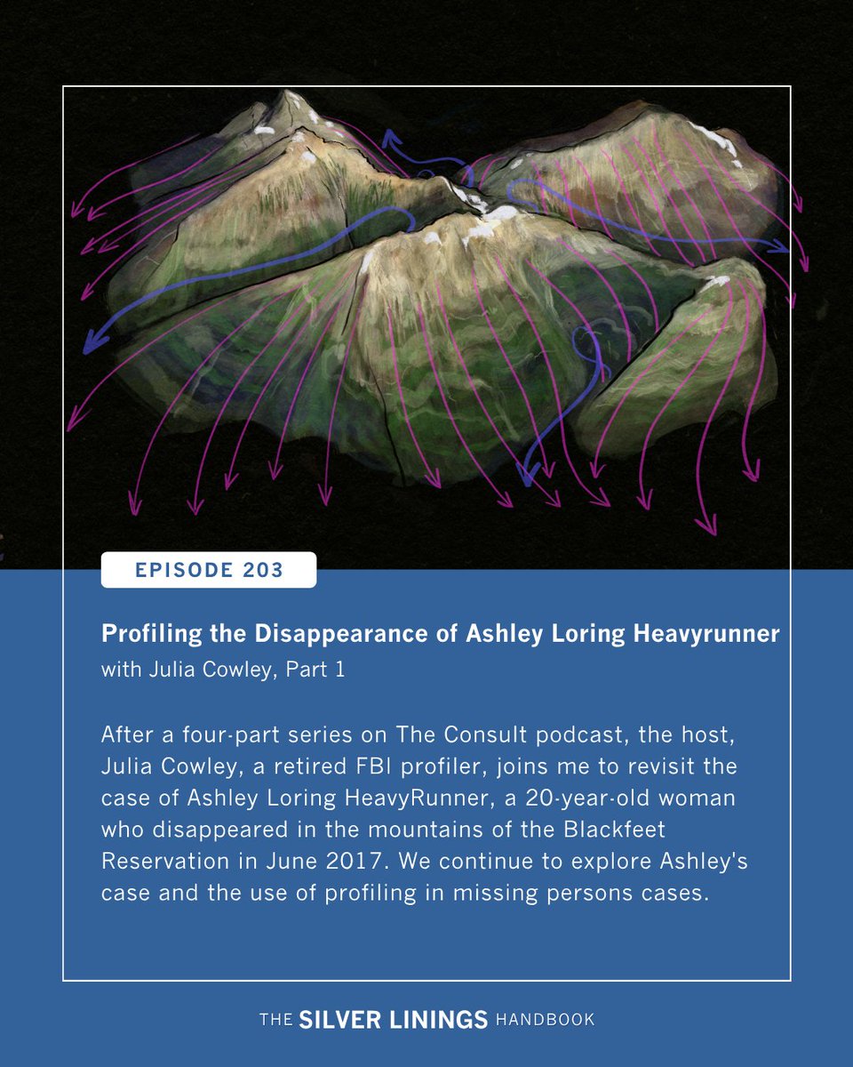 SilverLiningsHB's tweet photo. Part 1 of my conversation with former FBI profiler Julia Cowley, @theconsultpod, is live. We examine the disappearance of Ashley Loring HeavyRunner — the early timeline, behavioral patterns, and the investigative gaps that still matter.
https://t.co/siKj2WHc7J https://t.co/xCAaBmbb2q