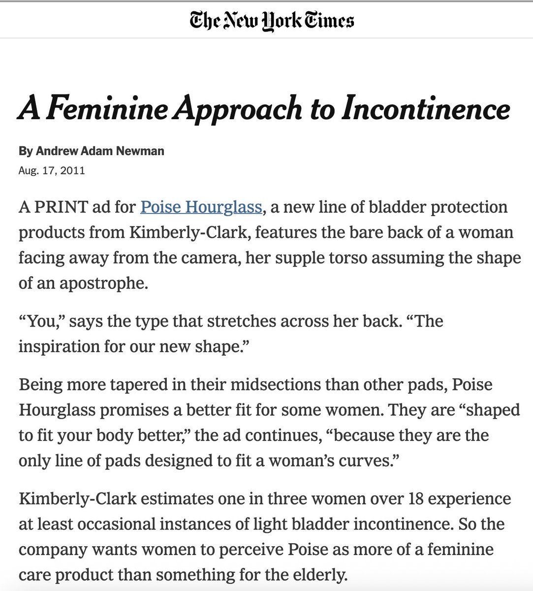 Women's Incontinence Ads Library tweet media