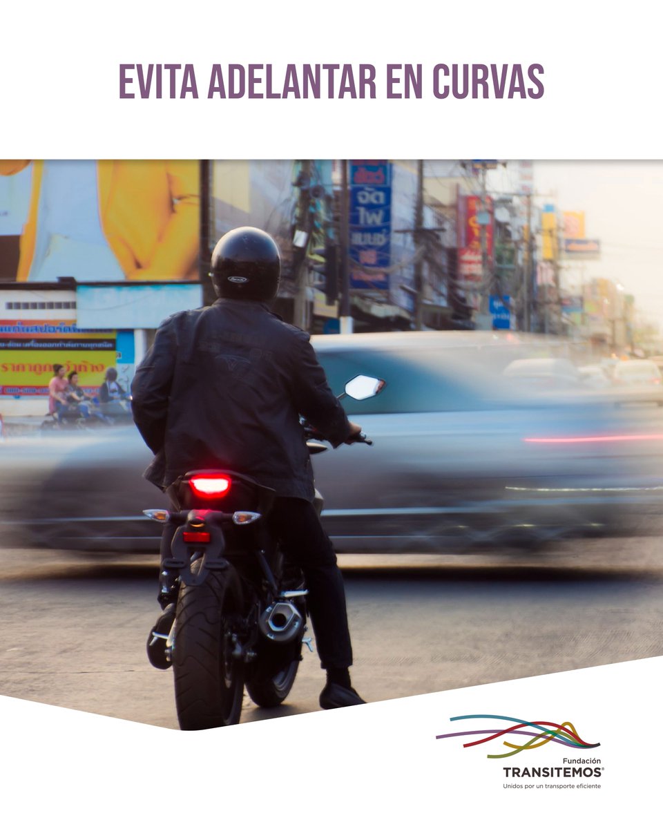 transitemos's tweet photo. ⛔ No adelantes en curvas
En carretera, una curva puede ocultar vehículos, peatones u obstáculos. Mantén la prudencia y espera un tramo seguro para adelantar. 🚗⚠️

#Prevención #FundaciónTransitemos 🚦 #SeguridadVial #ConduceSeguro #MovilidadSegura #CarreteraSegura https://t.co/Bub2JXEbDR
