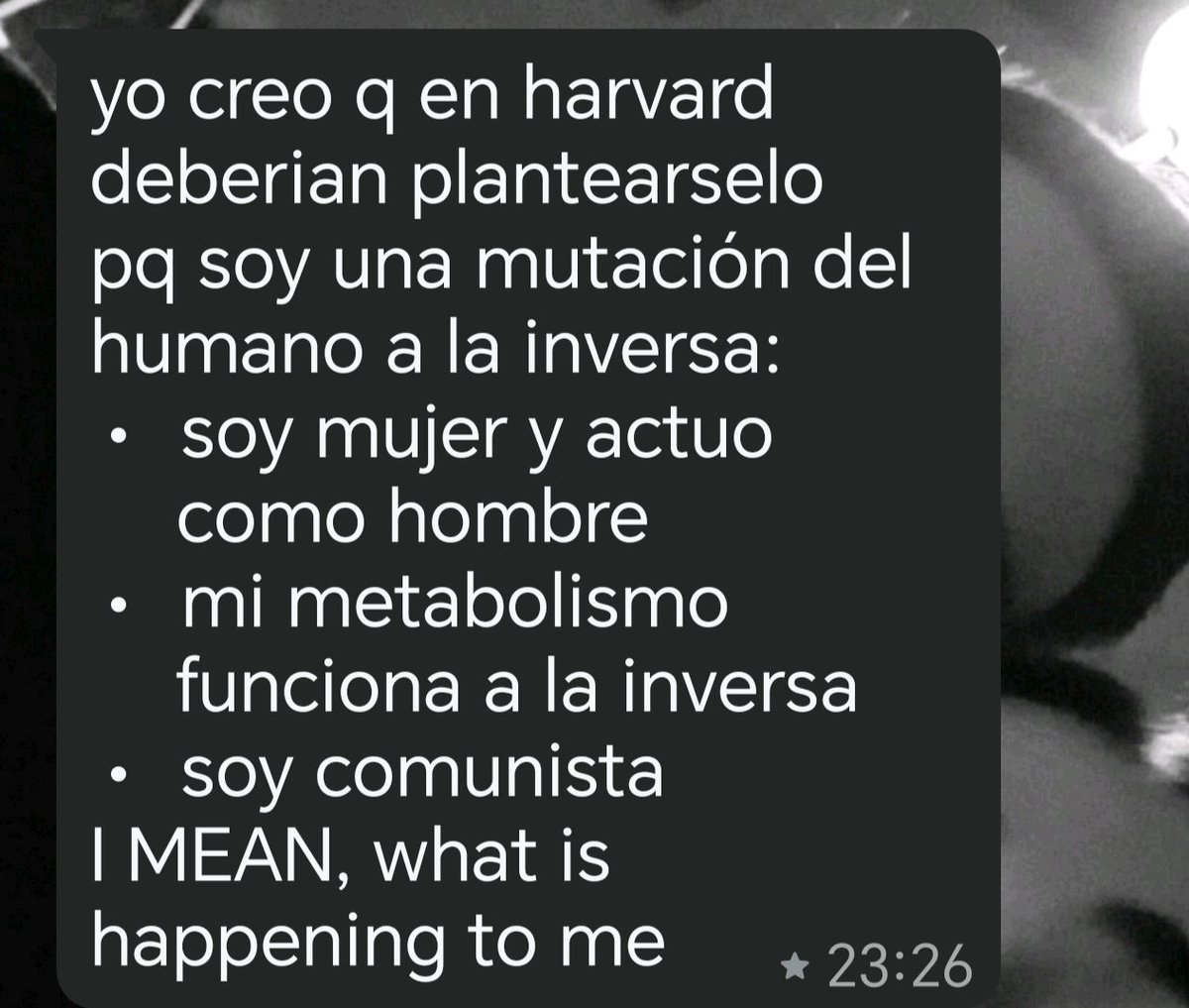 Victor_7301's tweet photo. seguimos descubriendo como el hantavirus altera de tal manera a una persona que sufre todos estos cambios (ninguno bueno) @WHO @Harvard hagan algo con ella por dios 😭 https://t.co/Bk5412tDGT