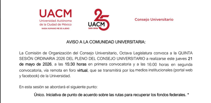 UACM tweet media
