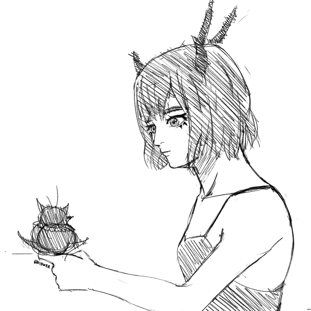 02DWER's tweet photo. Secre Swallowtail 🐦 (this one is dedicated to my wonderful wife) #blackclover #blackcloverfanart #secreswallowtail #art #beginnerartist https://t.co/2SbbtGKDF0