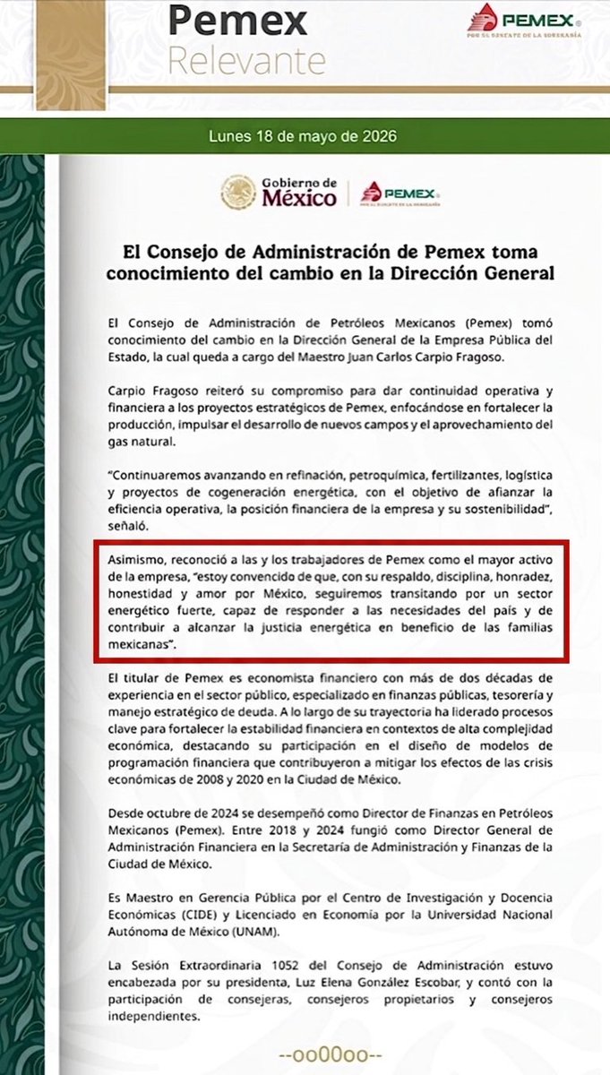 UNTyPP Sección 11 Madero tweet media