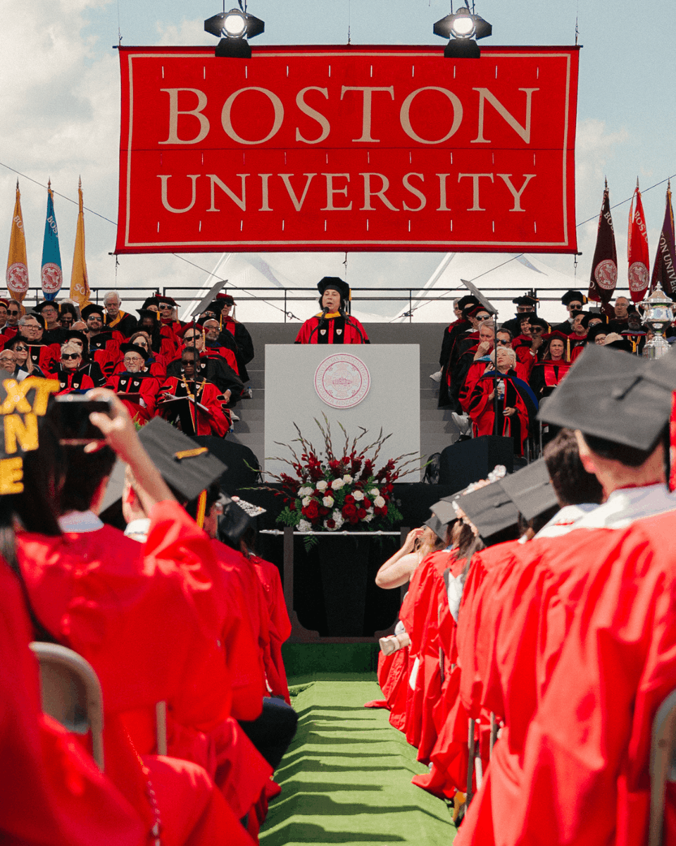 bualumni's tweet photo. This weekend, we celebrated a tremendous achievement for over 5,000 Boston University graduates, and we are thrilled to welcome them into our community of proud BU alumni. Congratulations, Class of #BU2026! 🎓❤️ https://t.co/WaV03qidr5