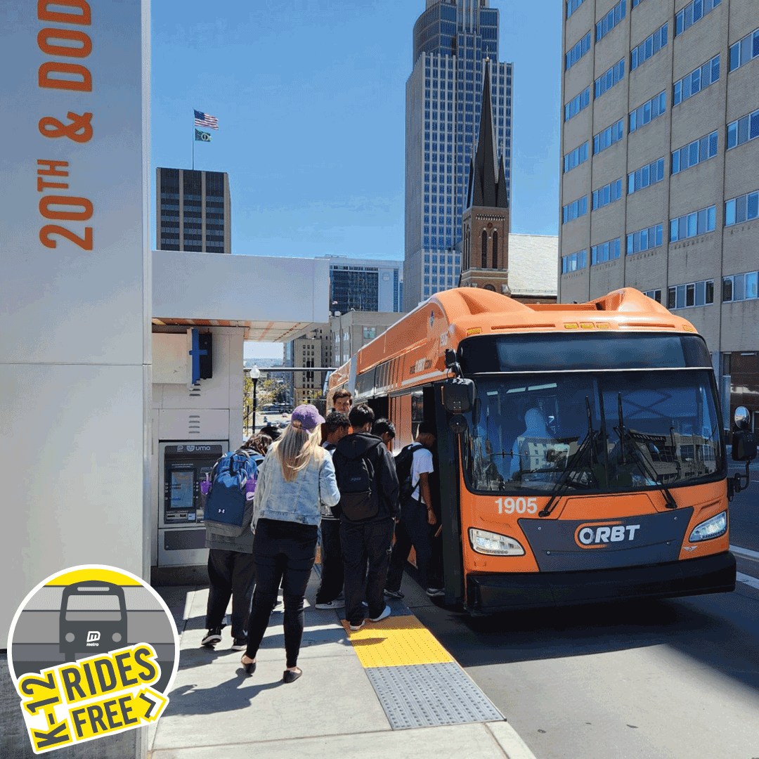 rideORBT's tweet photo. School's out, summer's in, and the wheels on this bus keep turnin' ☀️
The K-12 Rides Free program keeps rolling too with fare-free rides for students. Did you just graduate? Keep your student ID and use it to ride for the rest of the summer.
Questions? 👉 https://t.co/FtsEzL14fC https://t.co/Suao1Ec5P2