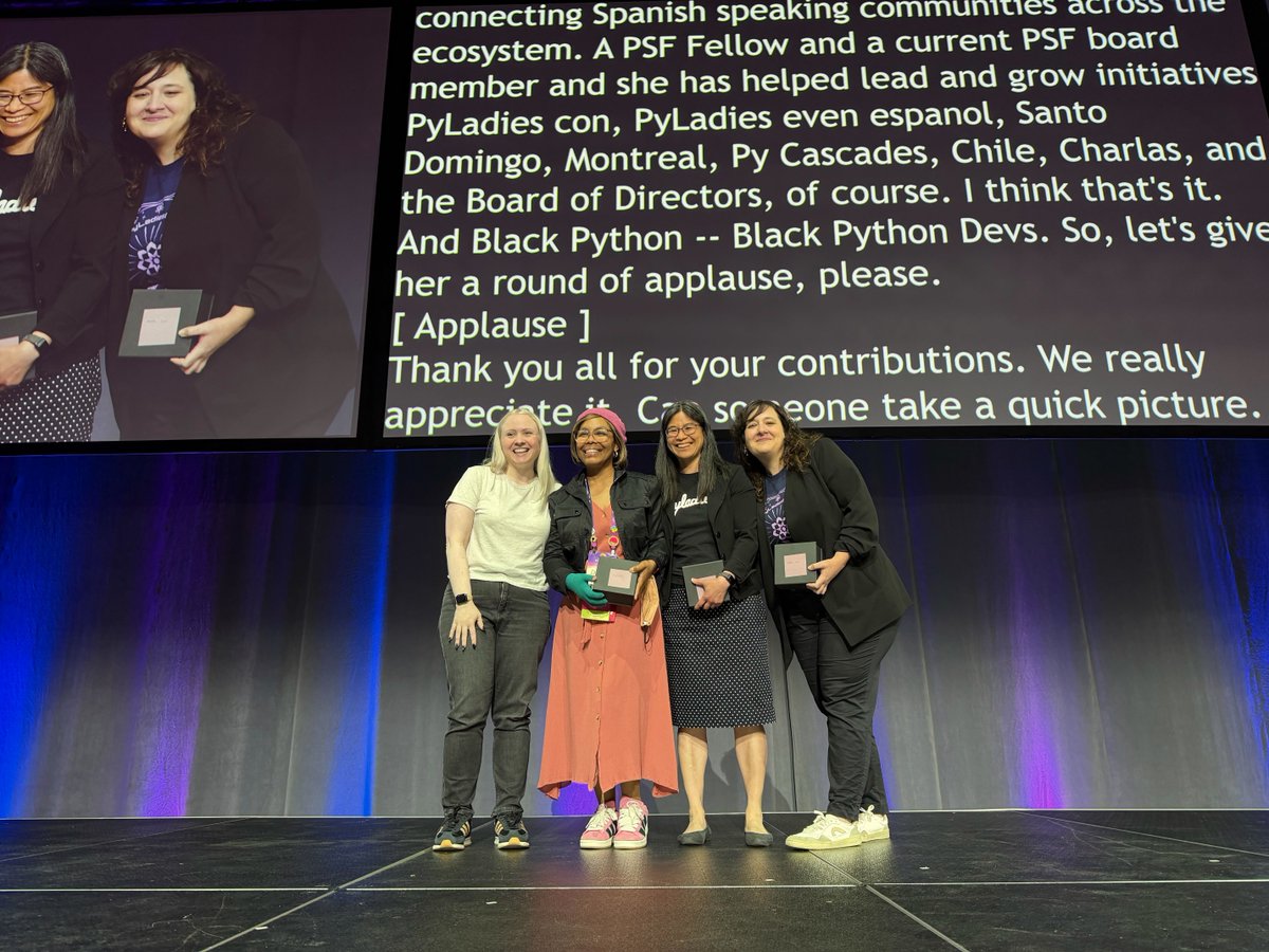 PyLadies tweet media