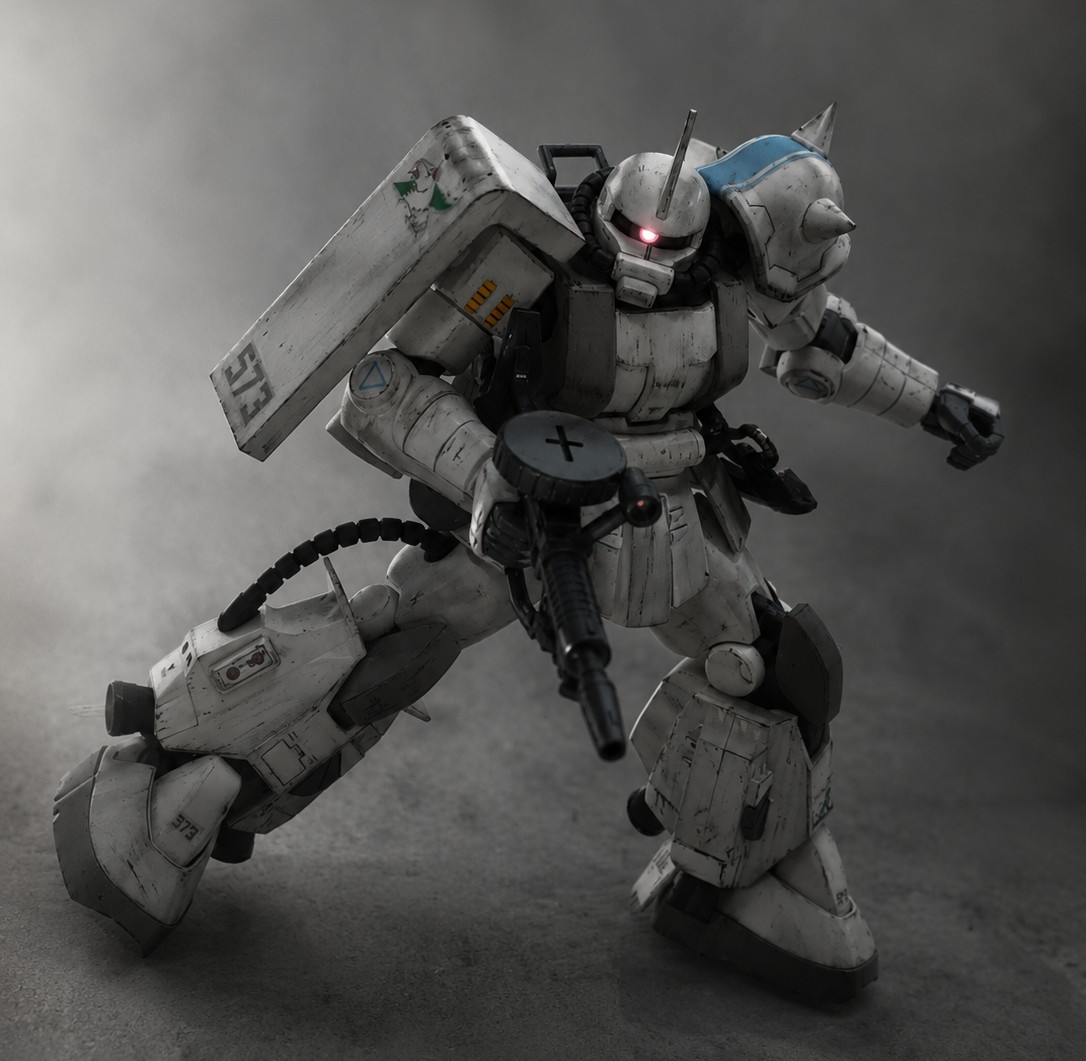 MS-06R-1A シン・マツナガ専用ザクII！ 「ソロモン白狼」の異名に