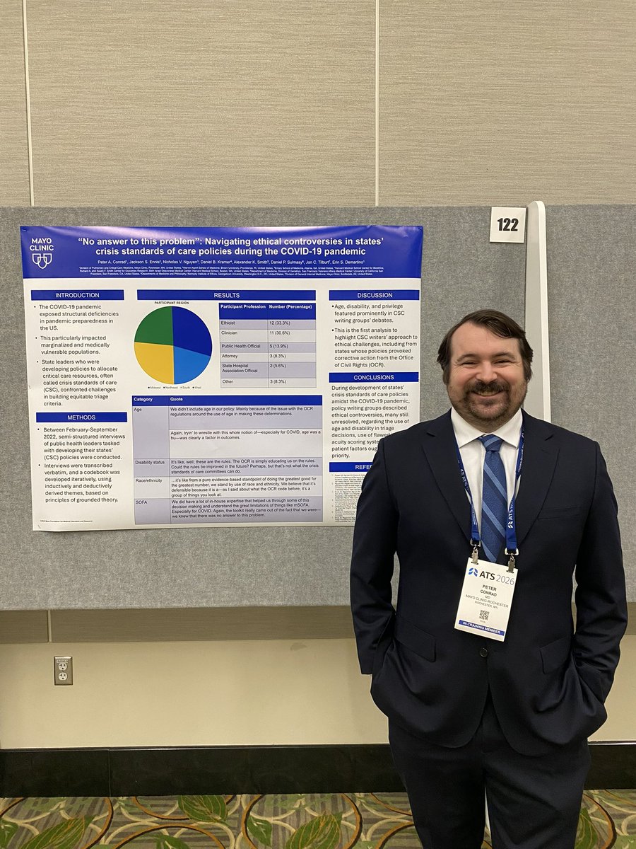 MayoPCCM's tweet photo. @MayoPCCM fellows and faculty and @MayoMN_IMRES residents presenting at #ats2026 
@atsearlycareer @atscommunity 

🤳📷 credit: @PiccoloSerafim https://t.co/xwwy864aQY
